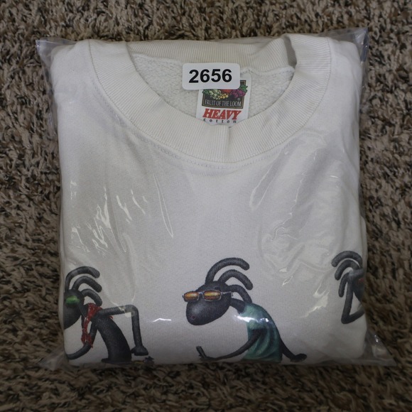 Vintage 1998 Palm Springs California Hiking Sweatshirt White Adult Large - Picture 14 of 14